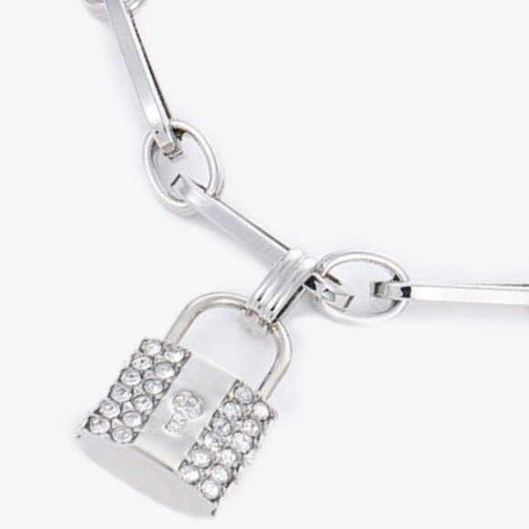 Lock Charm Chain Bracelet For Women - Picture 3 of 3